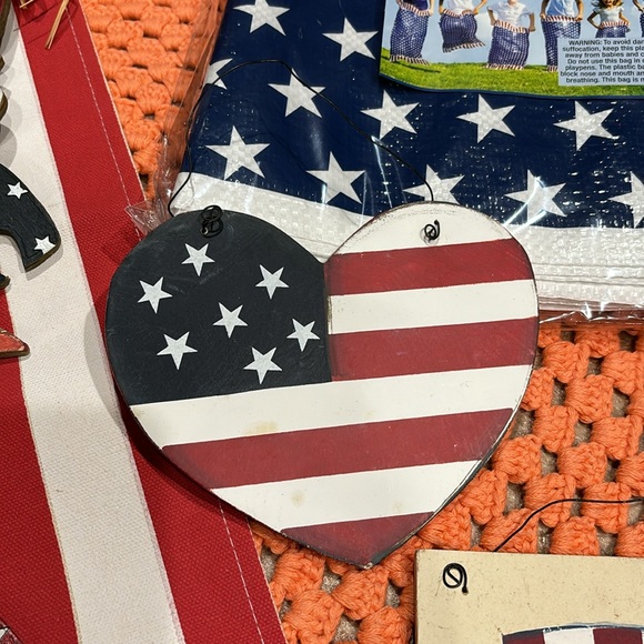 6 Pack of Potato Sacks Americana Decor Bundle - Picture 6 of 9